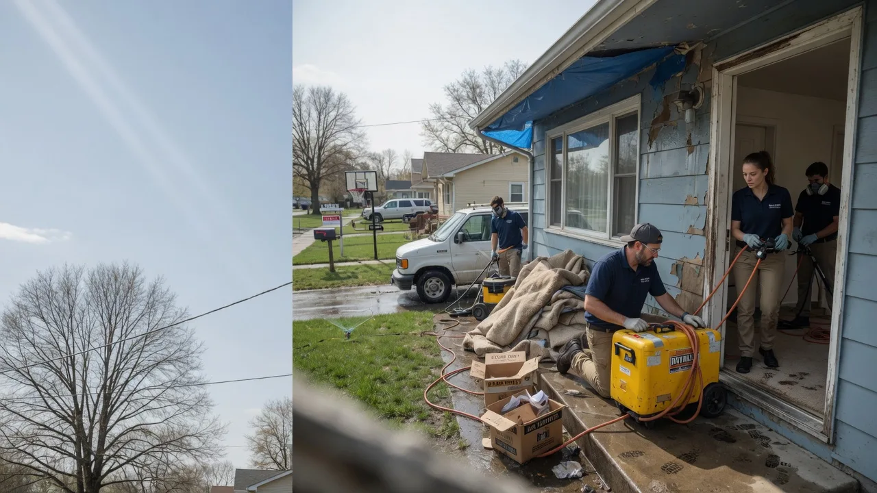 Basement Flood Cleanup in Kingsford Heights, IN near me
